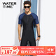 WATERTIME/水川 泳衣男全身連體男士防尷尬速干透氣平角游泳褲游泳裝備 L