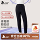 久歲伴速暖絨兒童保暖褲女童秋冬雙層加絨厚款校服打底褲大童高腰棉毛褲