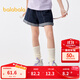 巴拉巴拉兒童牛仔褲短褲夏季薄款中大童女童褲子時(shí)尚純棉 原色牛仔98101 160 cm