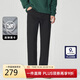 卡賓彈力萊卡牛仔褲24秋直筒褲長(cháng)褲休閑J 煤黑色01 30 