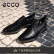 愛步（ECCO）商務正裝皮鞋男百搭通勤軟底德比鞋 適動混合836404 黑色43