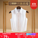 路施南假領(lǐng)子女款秋冬內搭襯衫假領(lǐng)配西服白色襯衣領(lǐng)百搭純棉半身假衣領(lǐng) 白色206（長(cháng)款尖領(lǐng) ） M