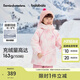 巴拉巴拉女童羽絨服冬裝三麗鷗外套防護(hù)保暖時尚洋氣【庫洛米IP】 紅色調(diào)00366-白鴨絨 120 充絨量114g