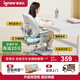 愛(ài)果樂(lè )（IGROW）兒童學(xué)習椅學(xué)生椅兒童座椅兒童椅寫(xiě)字椅【固定氣桿 升級雙控輪】