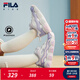 FILA斐樂(lè )兒童童鞋跑步鞋2025年冬季新款男女小童運動(dòng)鞋子籃球鞋 奶白/石南紫-GA 32