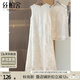 絲柏舍無袖連衣裙2025夏裝新款女裝優(yōu)雅氣質(zhì)圓領(lǐng)中長(zhǎng)款A(yù)字裙