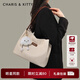 CharisKitty小c&k包包女款2025新款通勤單肩包大容量托特包輕奢生日禮物女士 Begie米白色【小ck秋日輕奢新品】