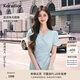 珂萊蒂爾【玫瑰裙】2025年夏季新款醋酸優(yōu)雅V領(lǐng)連衣裙女修身氣質(zhì) 淡藍(lán) L