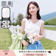 香影（xiangying）吊帶背心女內(nèi)搭2025夏季新款打底衫修身顯瘦前后兩穿白色上衣 白色 均碼
