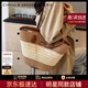 CinvaiKrose度假草編包包女士大容量托特包海邊沙灘單肩編織包七夕情人節禮物 卡其色【送女友老婆】 生日禮物高級感實(shí)用女生浪漫驚喜