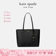 KATE SPADE【七夕禮物】凱特絲蓓女士托特包單肩包通勤質(zhì)感女包黑色