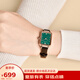 天王（TIAN WANG）手表女 七夕情人節(jié)禮物皮帶石英表綠色LS31283P.LB.E.A