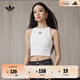 adidas簡(jiǎn)約百搭修身舒適運動(dòng)背心女裝夏季阿迪達斯官方三葉草 白色   L