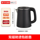 茶吧機燒水壺通用配套小五環(huán)不銹鋼壺單配茶臺茶爐水壺配件飲水機 食品級不銹鋼-雙層防燙壺