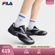 斐樂(lè )（FILA）【易烊千璽同款】男鞋德訓鞋運動(dòng)鞋2025夏季新款跳跳鞋休閑鞋 黑/灰銀-BG 41
