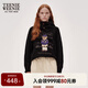 Teenie Weenie小熊女裝休閑簡約冬裝可愛帽子復(fù)古時髦毛衣毛針織衫