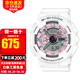 卡西歐（CASIO）手表G-SHOCK櫻花粉MINI運動防水男女表七夕情人節(jié)禮物  GMA-S110MP-7A