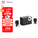 漫步者（EDIFIER）R201T06 2.1聲道電腦音響音箱 臺式機(jī)筆記本桌面音響 游戲音響 黑色 高保真 家用 禮物