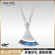 AWNL 【ICE楊長(cháng)青同款】戰斧項鏈男吊墜小眾飾品送男友生日禮物 戰斧鈦鋼鏈款 61.5CM
