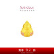 周大福SOINLOVE蜜粉金十里紅妝平安葫蘆桃花黃金轉(zhuǎn)運(yùn)珠 VR1629