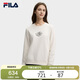 FILA 斐樂(lè )官方女子套頭衛衣2025秋冬時(shí)尚休閑基礎針織長(cháng)袖上衣