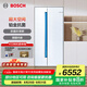 博世（BOSCH）冰箱637升超大容量對開門雙開門變頻家用電冰箱 制冷雙循環(huán) 鉑金抗菌 專屬鮮潤空間 支持國家補貼 希臘白（K2A99E120C）