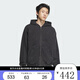 阿迪達斯 （adidas）【勁浪體育】男子三葉草水洗系列純棉運動(dòng)連帽夾克外套KA2315 圖色 L