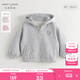 MARC&JANIE馬克珍妮女童小草莓印花連帽外套兒童衛衣寶寶春秋裝240976