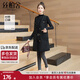 絲柏舍中長(cháng)款馬甲2025秋裝新款女裝小香風(fēng)單排扣V領(lǐng)馬夾外搭