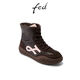 FED厚底短靴女冬季新款女靴時(shí)尚拳擊靴高幫德訓鞋女款S1009-ZC307