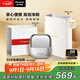 松下（Panasonic）小方盒2.0無(wú)線(xiàn)剃須刀電動(dòng)便攜款往復式磁懸浮刮胡刀Type-c禮物男朋友CM31銀禮袋款【教師節禮物】