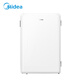 美的（Midea）116升小冰箱復(fù)古單門雙溫冷藏冷凍冰吧立柜客廳辦公室租房宿舍美妝家用辦公小型迷你冰箱BCD-116M