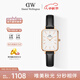 丹尼爾惠靈頓（DanielWellington）DW經(jīng)典小方表手表女時(shí)尚皮帶女士手表送女友七夕禮物DW00100434