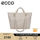 愛(ài)步（ECCO） 中號(hào)托特包 大容量手提單肩輕奢牛皮女包 9107829 HL 灰褐色910782990387 中包