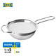 宜家（IKEA）KLOCKREN克洛克倫不銹鋼濾網(wǎng)勺豆?jié){過(guò)濾網(wǎng)篩寶寶輔食漏勺 濾碗2升