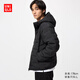 優(yōu)衣庫男裝/男女同款PUFFTECH空氣棉服連帽外套休閑夾克478268 478268/09黑色 M /170/92A