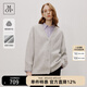 Marc O'Polo/MOP【商場(chǎng)同款】冬季新款V領(lǐng)綿羊毛混紡針織開(kāi)衫女士 透明灰917 XXS /155