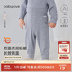 babylove【頭等艙】嬰兒家居褲秋冬季蠶絲羊絨高腰護(hù)肚寶寶保暖打底褲子
