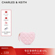 CHARLES&KEITH蝴蝶結菱格愛(ài)心斜挎包女生日禮物CK2-80151353-B Pink粉紅色 小包