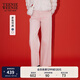 Teenie Weenie小熊女裝2025秋新款簡約時尚休閑質(zhì)感通勤直筒牛仔褲 粉色 XS 155
