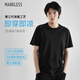 MARKLESS 【液氨柔順】100%純棉男士T恤50支夏季干爽短袖0635 星空黑 XL