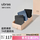 ubras80S莫代爾無(wú)痕7A抗菌襠透氣男士?jì)妊澞衅浇茄澲醒慕茄?條裝-XL
