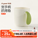 世喜敞口杯喝水喝奶 兒童漱口杯子寶寶刷牙杯 一杯三用