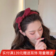 向晚 發(fā)箍可愛(ài)優(yōu)雅蝴蝶結發(fā)箍女百搭頭飾外出壓碎發(fā)頭箍發(fā)卡洗臉發(fā)箍