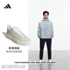 adidas李現(xiàn)同款A(yù)CESMASH穩(wěn)定緩震厚底休閑網(wǎng)球鞋阿迪達斯輕運動   白色   42