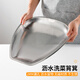 百暢（BAICHANG）不銹鋼筲箕廚房家用洗菜籃瀝水筐網(wǎng)籃濾水籃洗米篩淘米盆漏盆篩子 中號不銹鋼簸箕 無(wú)規格