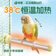 乖卷鸚鵡加熱站桿恒溫取暖神器虎皮玄鳳小太陽(yáng)玩具用品usb充電加熱款