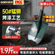 極頂（GDEX）1.7m鐵鏟 錳鋼淬火鐵鍬 戶(hù)外農用鐵锨防汛抗洪尖鍬槐木柄綠色鋼鍬