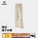 諾詩(shī)蘭男女士速干褲25夏季新款吸濕排汗透氣彈力休閑長(cháng)褲工裝褲子傘兵褲 燕麥咖色-男工裝版 175