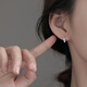 伊燦魯伯特之淚防過敏耳釘女2025年新款爆款養(yǎng)耳洞耳環(huán)個性高級感耳飾 魯伯特之淚防過敏耳釘女【銀色】